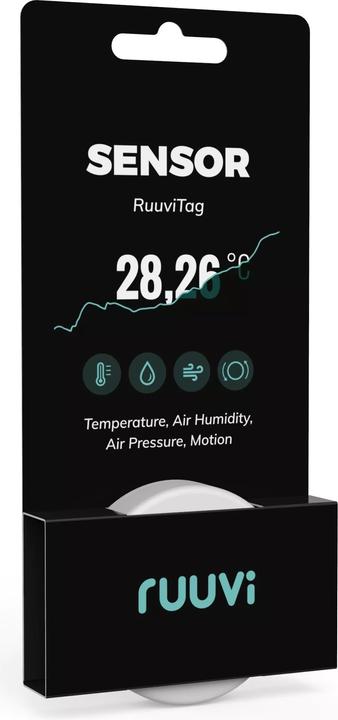 Immagine prodotto Ruuvi Sensore ambientale Bluetooth RuuviTag 4 in 1