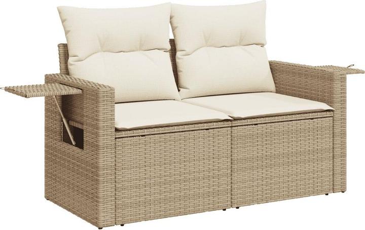Produktbild VidaXL Gartenmöbel Sofa Garnitur Gartengarnitur Garten Sitzgruppe 8-tlg. Beige
