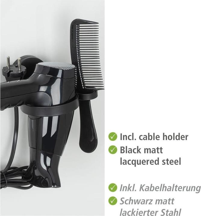 Image du produit Wenko Support de sèche-cheveux Static-Loc Plus Pavia
