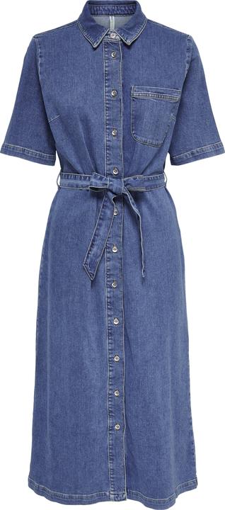 Produktbild Only Locker geschnitten Rundhals Kurzes Kleid Jeanskleid (L)