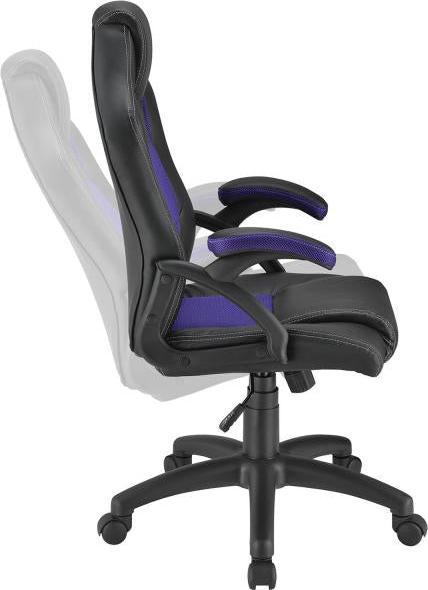 Actual product image Juskys Racing Desk Chair Montreal purple
