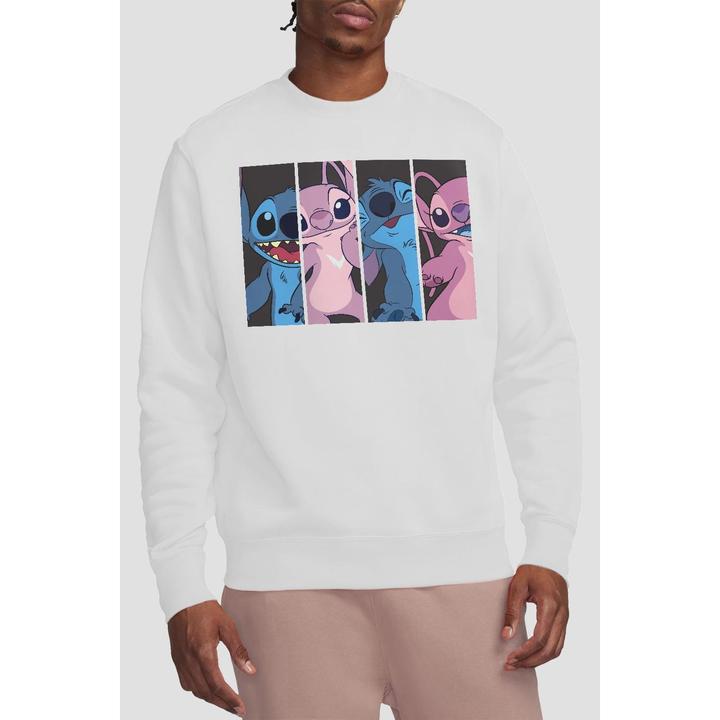 Actual product image Lilo & Stitch Unisex Adult Stitch Angel Boxes Sweatshirt (XXL)