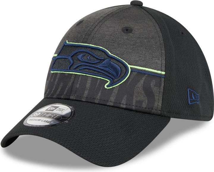 Actual product image New Era 39Thirty Cap - NFL TRAINING 2023 Seattle Seahawks (S/M)