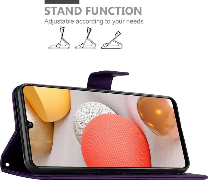 Actual product image Cadorabo Flower Book Cover (Samsung Galaxy A42 5G, Samsung Galaxy M42 5G)