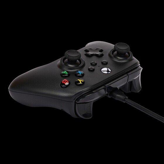 Actual product image PowerA Nano Improved Wired Controller by for Xbox Series X|S - Black (Xbox Series X, Xbox Series S, PC)