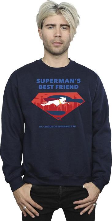 Image du produit - Sweat DC LEAGUE OF SUPER-PETS SUPERMAN'S BEST FRIEND - Homme (XXL)
