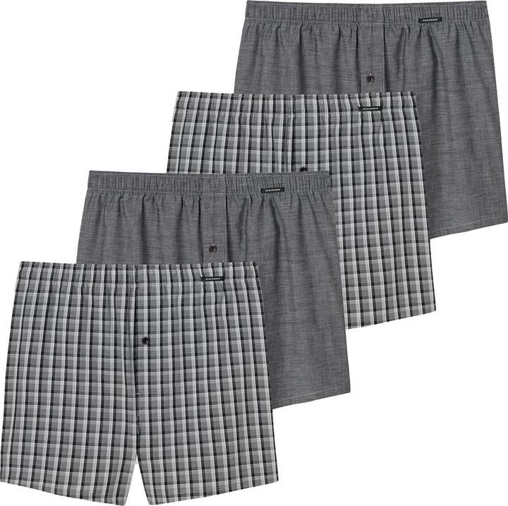 Produktbild Schiesser 4er Pack Web Boxershorts (XL, 4er Pack)