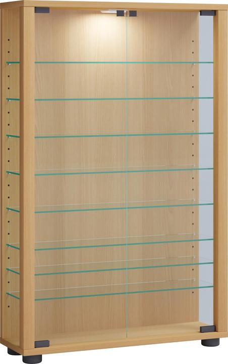 Actual product image VCM Collection stand display case wood glass Lumo Mini (59 x 18 x 90 cm)