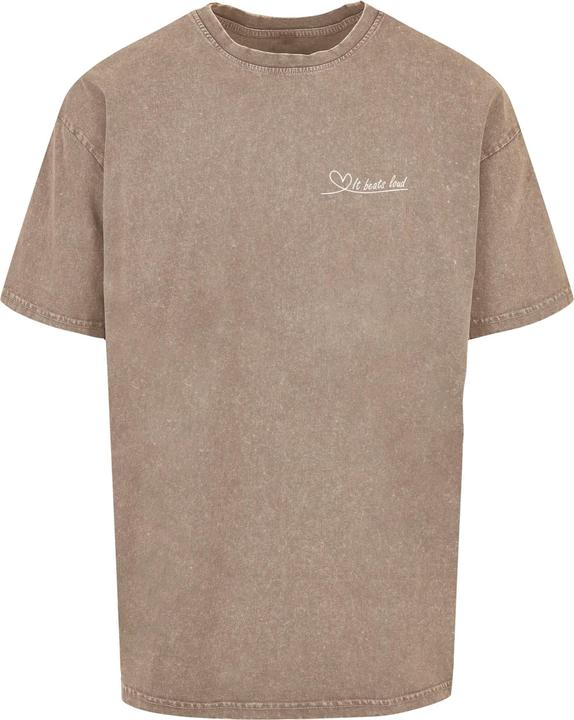 Produktbild Merchcode It Beats Loud Acid Washed Heavy Oversize Tee - 113373 (L)