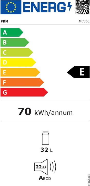 Energy Label PKM MC35E (32 l)