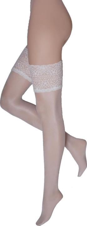 Produktbild Levee Strümpfe mit Perlen, Farbe 128 champagner, Grösse 42-44 (20 DEN, 42 - 44)