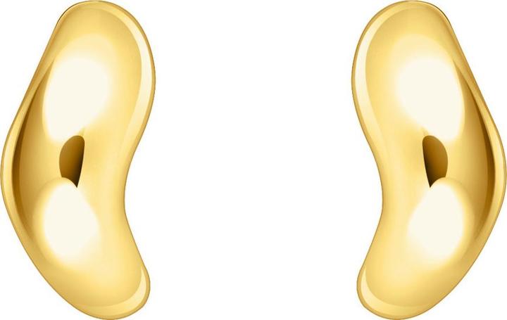Actual product image Thomas Sabo Earcuff in curved shape (750 yellow gold gilding, 925 sterling silver)