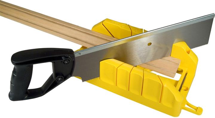 Produktbild Stanley Gehrungslade Kunststoff mit Rückensäge
