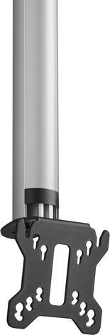 Immagine prodotto Vogels PUC 2415 Palo 150 cm, colore silver, Asta, Argento, 40 kg, Soffitto, TÜV, 60 mm (Soffitto, 40 kg)