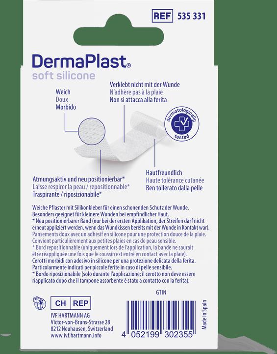 Actual product image DermaPlast Soft Silicone Strips (5 x)