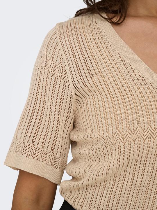Produktbild JdY Knit Fit V-Ausschnitt Pullover Strickpullover (XL)