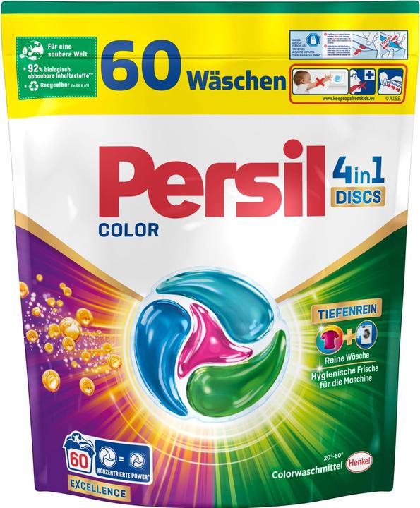 Productafbeelding Persil Kleurschijven 60Wl (60 Wascycli, Tabs)