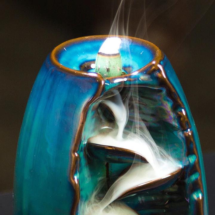 Immagine prodotto Yuwanet Coni d'incenso per bruciatore di fumo natalizio "Waterfall