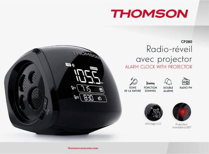 Produktbild Bigben Thomson Radiowecker CP280 TH753033 schwarz