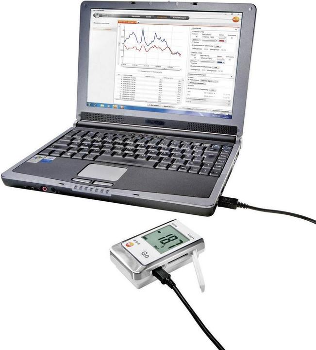 Actual product image Testo Multi data logger 176 P1 Measured variable Temp (Measuring device case)