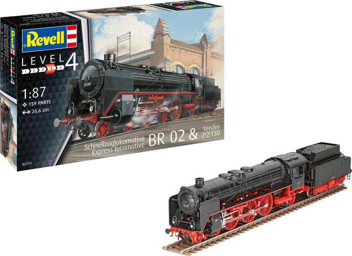 Image du produit Revell Locomotive express BR 02 & tender 2'2'T30