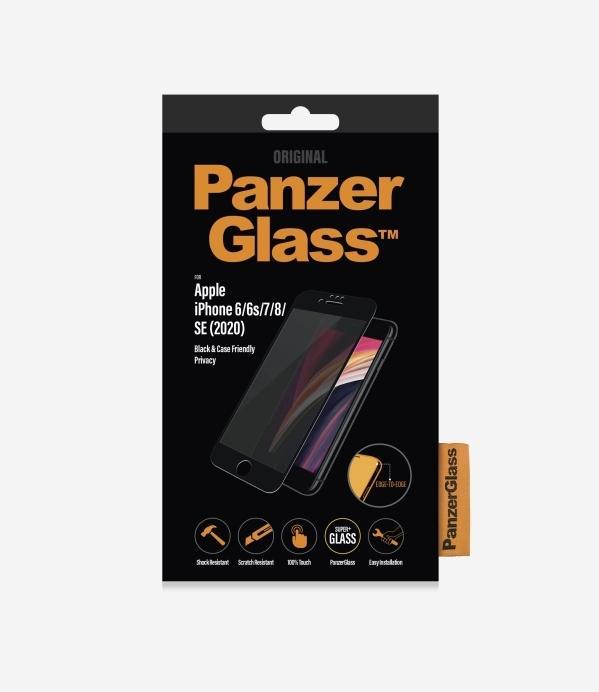 Actual product image PanzerGlass Case Friendly Privacy (1 Piece, Apple iPhone 6, Apple iPhone 6s, Apple iPhone 7, Apple iPhone 8, Apple iPhone SE (2nd Gen), Apple iPhone SE (3rd Gen))