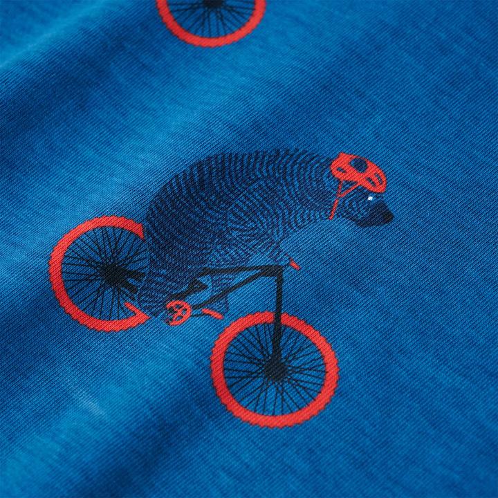 Produktbild VidaXL Kinderpyjama mit Langen Ärmeln Petrolblau 92,Material: 100 (92)