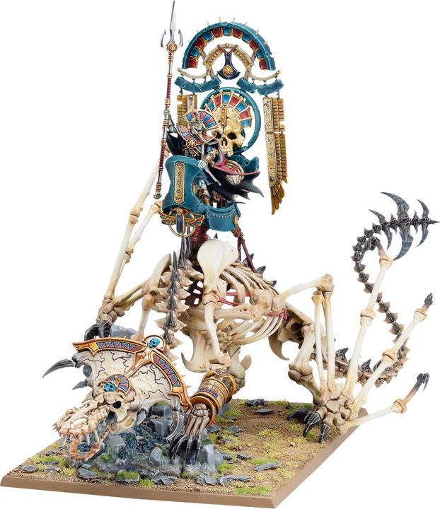 Actual product image Games Workshop Warhammer The Old World - TKoK King on Necrolith Bone Dragon (Plastic)