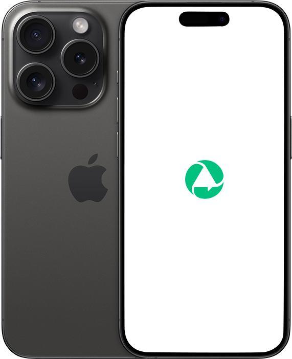 Produktbild remarket.ch iPhone 15 Pro (128 GB, Titan Schwarz, 6.10", 12 Mpx, B / Sehr gut)