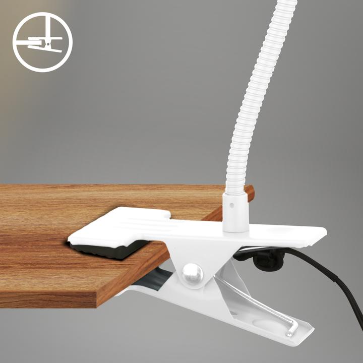 Immagine prodotto Briloner Lampada a LED a pinza, bianca, incl.. 1xLED 2.4W (290 lm)