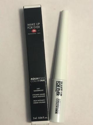 Make Up For Ever Aqua Resist Color Ink 24HR Waterproof Liquid Eyeliner 5 Matte Snow (05 Matte Snow)