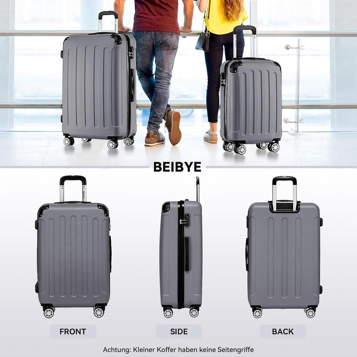 Immagine prodotto Beibye Reisekoffer mit Zwillingsrollen (110 l, L (90 - 115l))