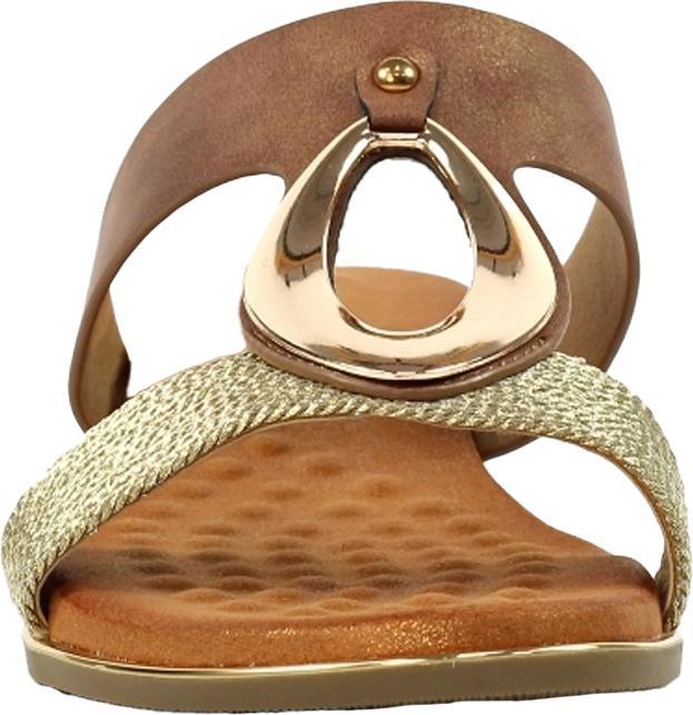 Actual product image Lunar Womens/Ladies Porto Wedge Heel Sandals (37)