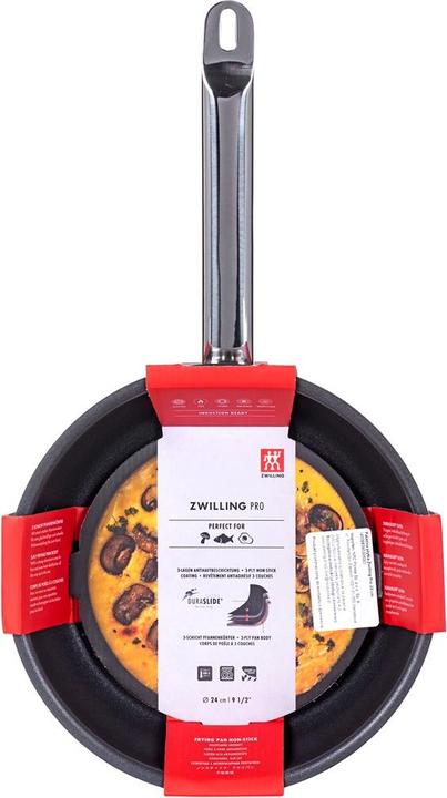 Produktbild Zwilling Pro Bratpfanne beschichtet, 24 cm | PTFE (24 cm, Bratpfanne, Aluminium, Edelstahl)