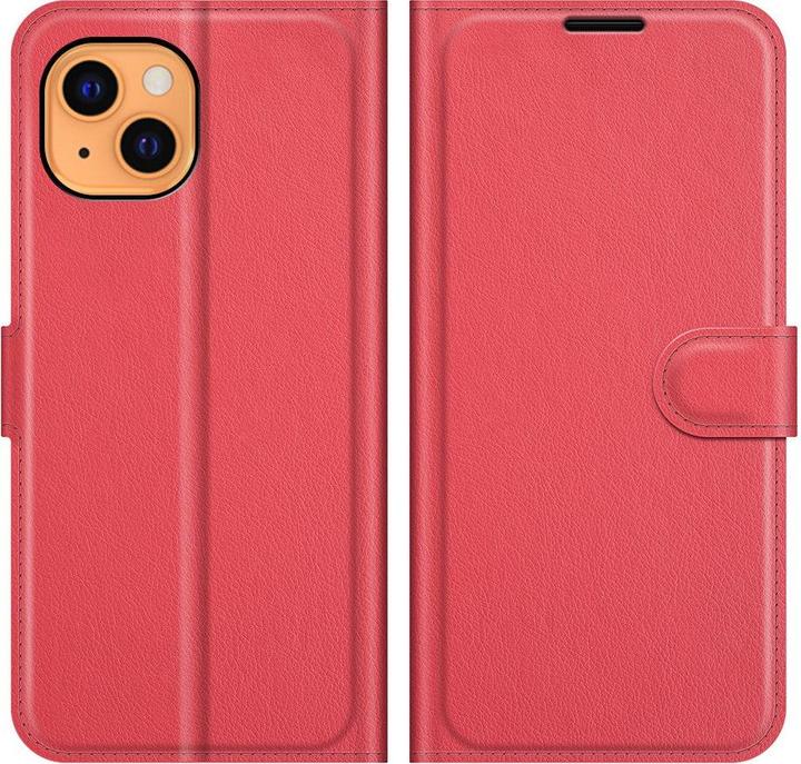 Image du produit Cover-Discount iPhone 13 mini - étui en cuir rouge (Apple iPhone 13 mini)