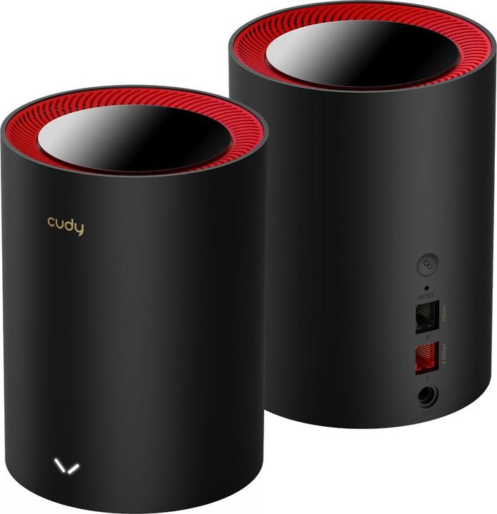 Immagine prodotto Cudy M3000 Dual-band ( / ) Wi-Fi 6 (802.11ax) Nero, Rosso 1 Interno