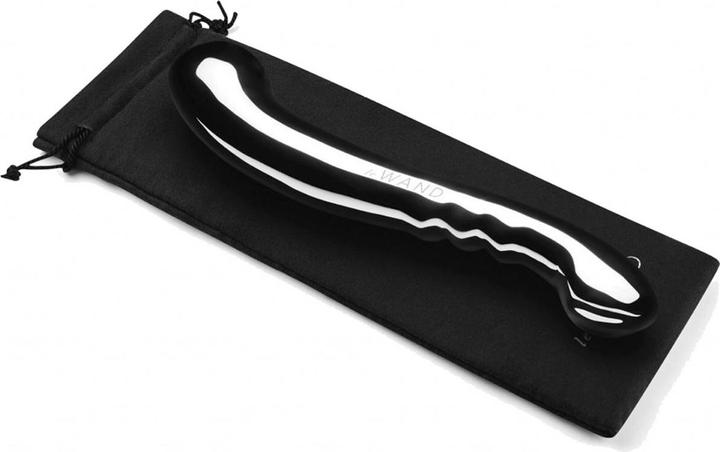 Actual product image Le Wand Contour stainless steel dildo