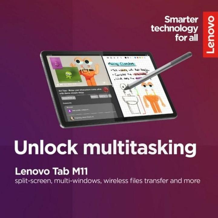 Image du produit Lenovo M11 (WLAN uniquement, 11", 128 Go, Luna Grey)