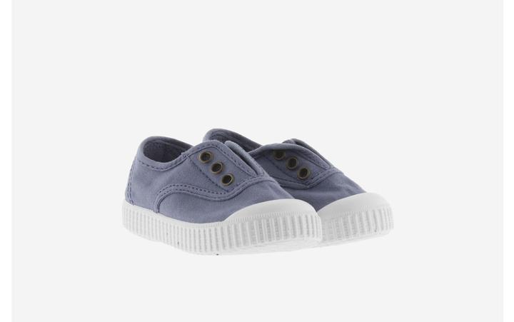 Actual product image Victoria girl's trainers 1915 anglaise toile lavée (18)