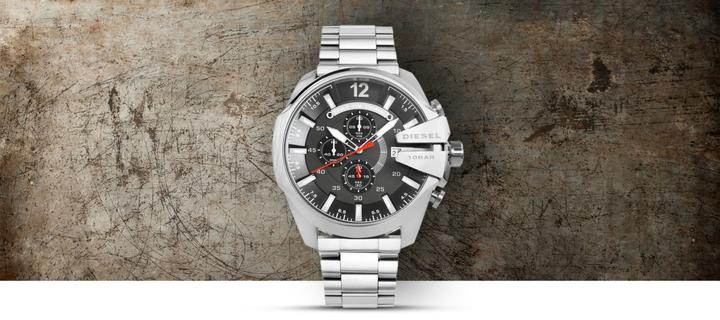 Actual product image Diesel Montre homme Mega Chief DZ4308 (Chronograph, 52 mm)