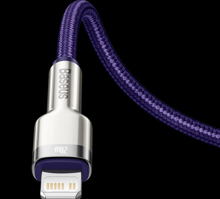 Produktbild Baseus Cafule Series USB-C cable for Lightning, 20W, 2m (purple) (2 m, USB 2.0)