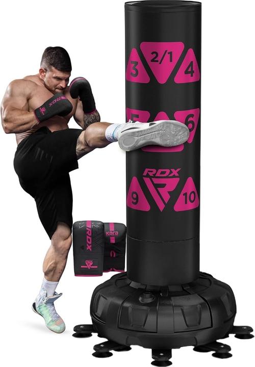 Produktbild Rdx Freistehender Boxsack Ziel + Boxhandschuhe (180 cm)
