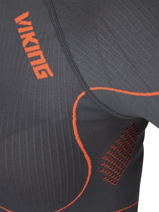 Produktbild Vikingsports VIKING Thermounterwäsche Damen Set Hose und Longsleeve Funktionsunterwäsche Mia Set, 35 grau/orange