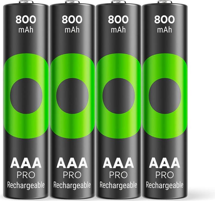 GP Batteries Batteries rechargeables autres (4 pcs, AAA, 800 mAh)