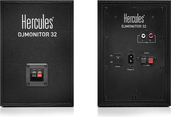 Immagine prodotto Hercules Monitor per DJ 32 (Attivo, Passivo, Coppia, 2x 15 W)
