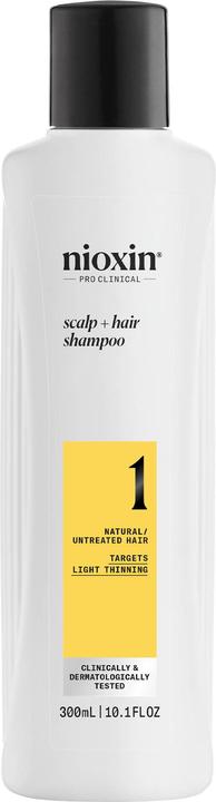 Produktbild Nioxin Scalp + Hair System 1 Shampoo (300 ml, Flüssiges Shampoo)