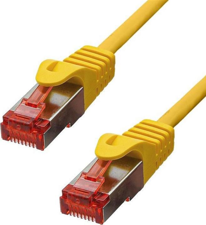 ProXtend F/UTP CAT6 LSZH AWG 26 CU Jaune 30CM (F/UTP, CAT6, 0.30 m)