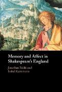 Actual product image Memory and Affect in Shakespeare's England (English, Jonathan Baldo, Isabel Karremann)