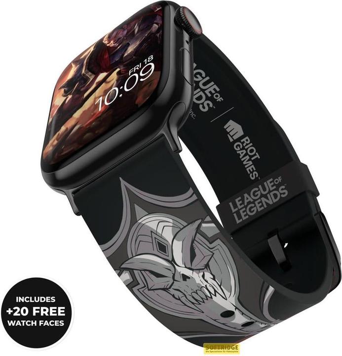 Image du produit Moby Fox League of Legends bracelet pour smartwatch Darius (22 mm, Acier inoxydable, Silicone)