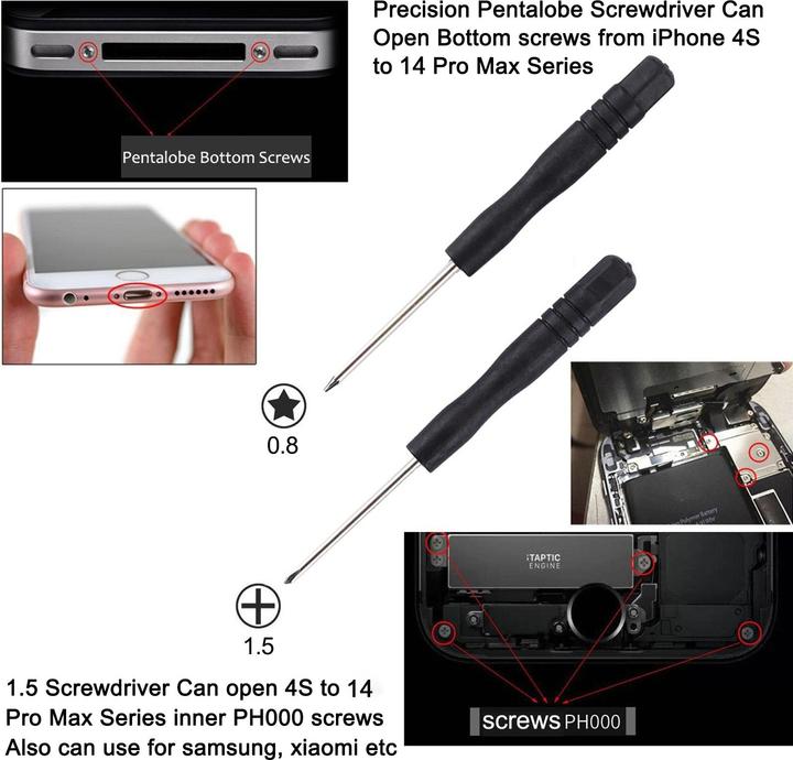 Actual product image Ueli Express 7 in 1 Handy Reparatur Werkzeug Set